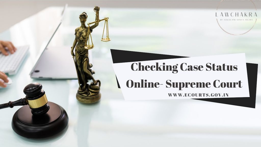 Lawyer using laptop to check Supreme Court of Pakistan online case status and legal judgements through digital case search system.