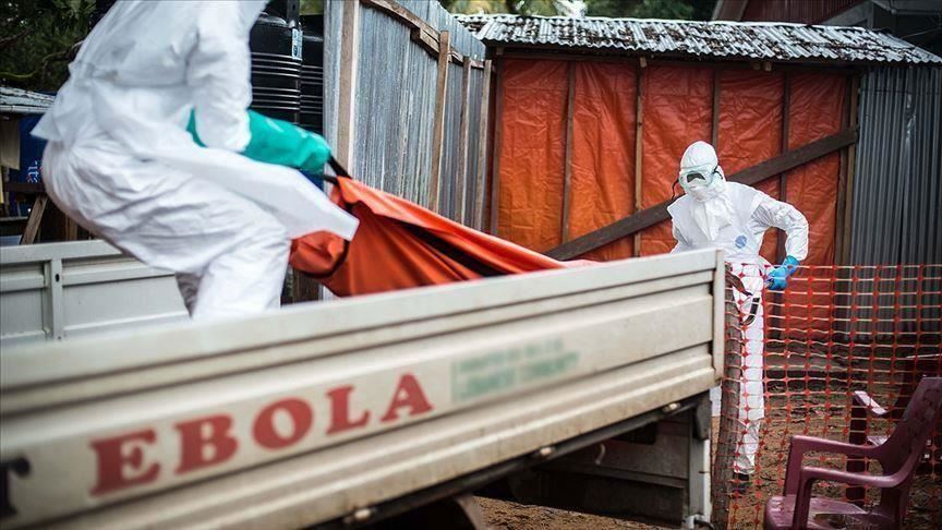 Health workers in protective suits during the Ebola outbreak 2026 response in Africa