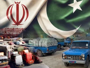 Pakistan and Iran officials meet to discuss plans to increase bilateral trade volume to $10 billion through enhanced economic cooperation.