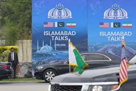US and Iranian delegations participate in indirect peace talks in Doha mediated by Qatar and Pakistan.
