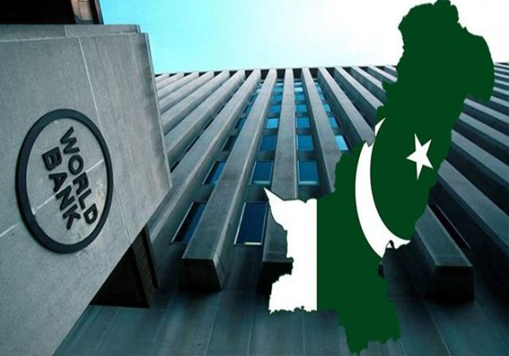 Engineers inspecting high-voltage transmission lines under a World Bank-funded power infrastructure project in Pakistan.