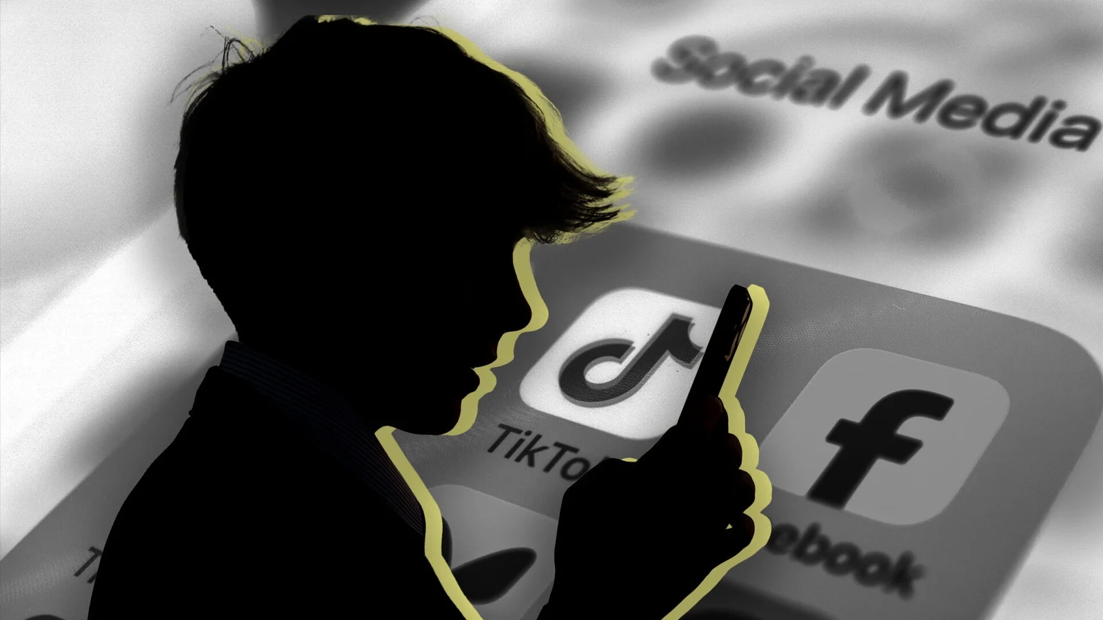 Child using a smartphone, illustrating the social media age limit debate for children in Pakistan