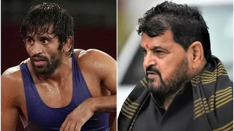 Brij Bhushan Sharan Singh leaving Rouse Avenue Court in New Delhi after being acquitted in the wrestling sexual harassment case filed by Indian women wrestlers including Vinesh Phogat and Bajrang Punia