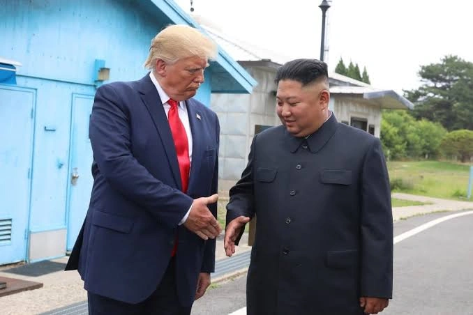 Donald Trump and Kim Jong Un during US-North Korea diplomacy