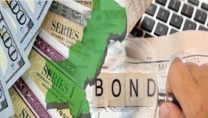 Islamabad skyline overlaid with bond market graph symbolizing Pakistan Eurobond rate today news