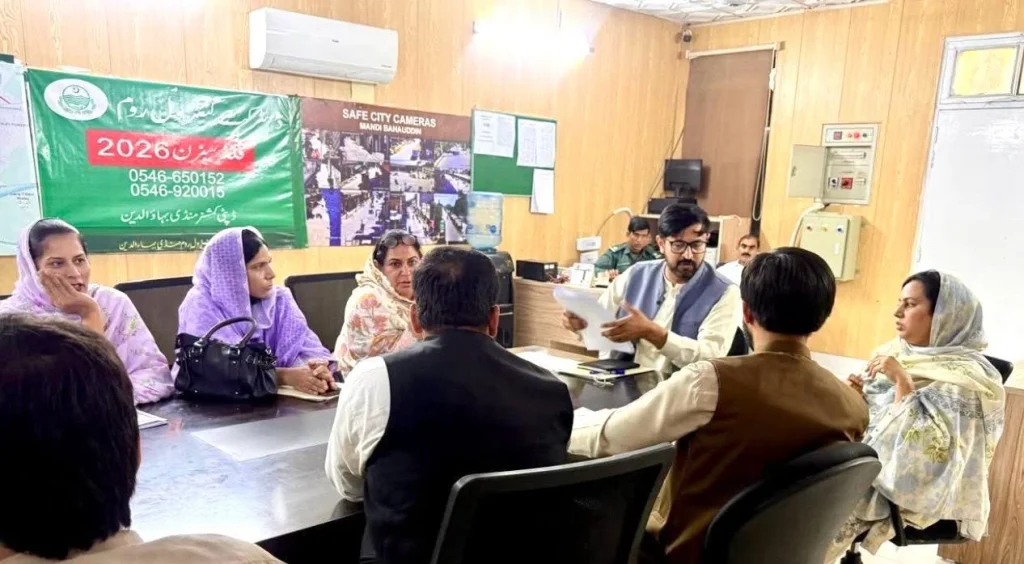 Officials review preparations for Punjab Youth Games 2026 in Mandi Bahauddin