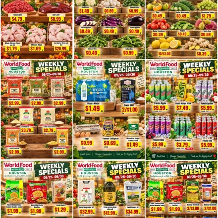 World Food Warehouse weekly specials in Houston Texas