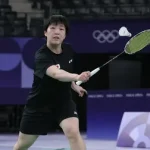 Kotomi Ozawa, Japan's padel pioneer and former midwife, playing at the Asian Games in Nagoya