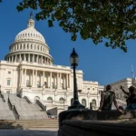 US Capitol building representing the House vote on the academic boycott Israel funding bill