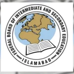 Female intermediate students holding FBISE result cards in Islamabad
