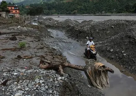 Nepal flood reconstruction after devastating August floods
