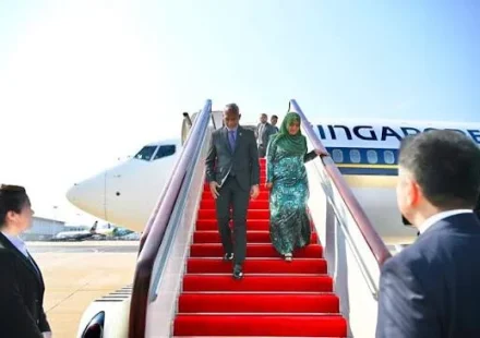 President Muizzu and First Lady depart for Singapore on September 26