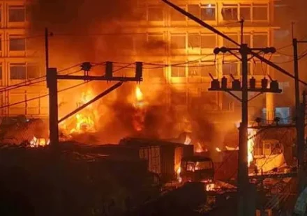 Police investigate the Ashulia explosion in Bangladesh