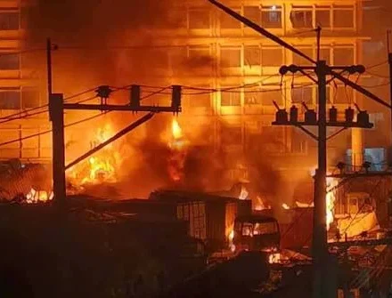 Police investigate the Ashulia explosion in Bangladesh