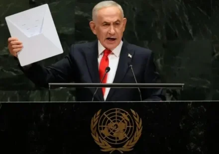 Netanyahu UN Speech as delegates walk out of UN General Assembly