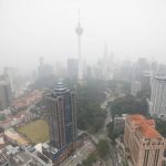 Kuala Lumpur skyline covered in thick Malaysia haze as schools close due to smoke from Indonesian fires