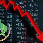 Trader watching the KSE-100 index fall as PSX extends losses at the Pakistan Stock Exchange in Karachi