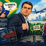 Flávio Bolsonaro faces political and legal scrutiny after losing Brazil’s 2026 presidential election and reports of his departure for the United States.