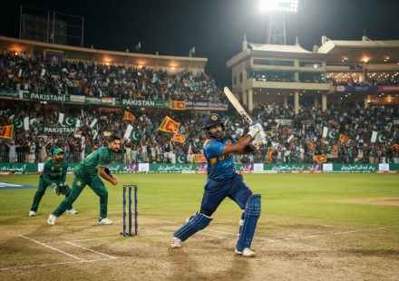 Sri Lanka cricket team during their tour of Pakistan featuring T20 and Test matches
