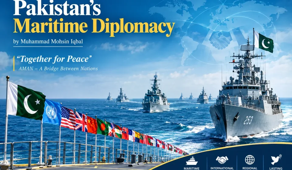 Pakistan Navy warships sailing in formation during a maritime exercise in the Arabian Sea.