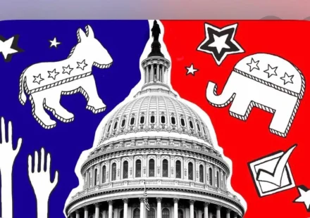 The U.S. Capitol building in Washington, D.C., representing the balance of power in Congress ahead of the 2026 midterm elections.