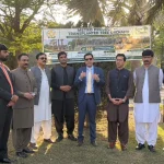Mature transplanted trees at the Tree Transplantation Orchard in Bagh-e-Jinnah, Faisalabad, Punjab, Pakistan.