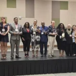 Community media professionals and journalists gather for the Houston Community Media Expo, Conference and Awards Ceremony in Houston.