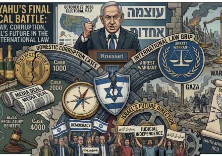 Netanyahu’s Political Battle: War, Corruption and International Law