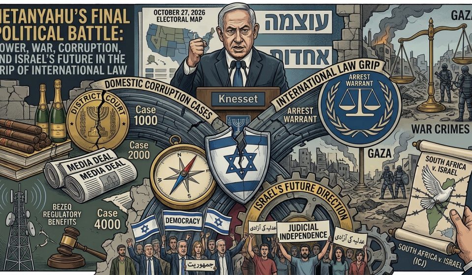 Netanyahu’s Political Battle: War, Corruption and International Law