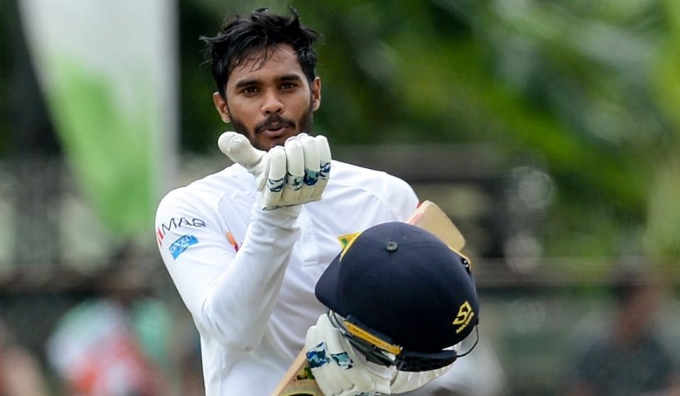 Dhananjaya de Silva walks off the field after announcing he quits as Sri Lanka Test captain