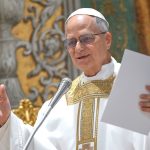 Pope Leo XIV speaking at the Vatican about artificial intelligence and human creativity