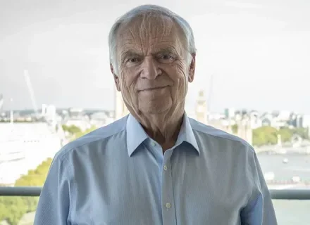 British novelist and former politician Jeffrey Archer, who has died aged 86, at a book event