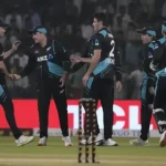 New Zealand Cricket officials at a press event as the board defends the NZ20 T20 league decision