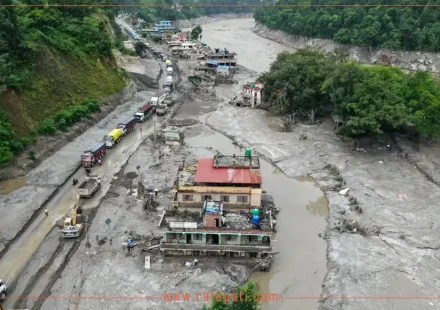 Nepal floods and landslides damage roads and bridges