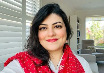 Pink ribbon representing breast cancer awareness and women's health in Pakistan